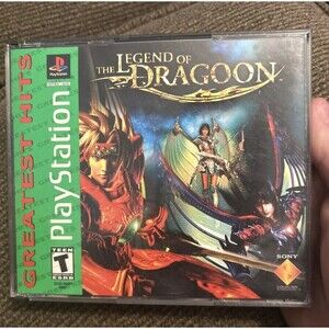 PS1 The Legend of Dragoon Sony PlayStation, 2000 Greatest Hits Green Label Game